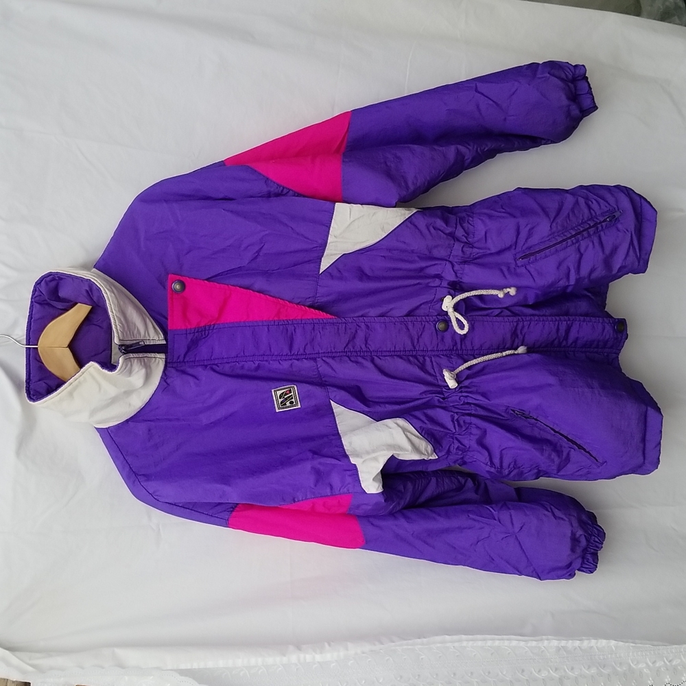 Maywest jacket vintage insulated colour block zipper 16
